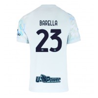 Inter Milan Nicolo Barella #23 Udebanetrøje 2025-26 Kortærmet